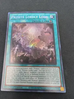 Yu-Gi-Oh! TCG Primite Lordly Lode BLMM-EN172 Secret Rare 1st Edition Holo Card - Image 3