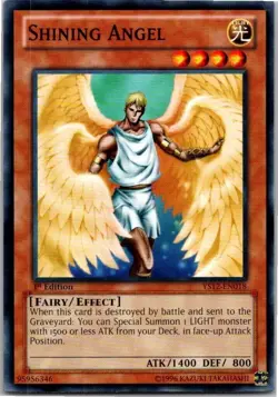 Shining Angel YS12-EN018 1st Edition Played Yu-Gi-Oh DNA GAMES - Image 1