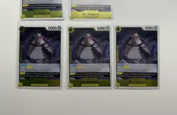Lot Of 5 Cards : One Piece OP14 The Azure Sea's Seven - Dr. Hogback R OP14-110 - Image 3