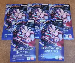 One Piece 12card Booster Pack OP14- 5 Packs, NEW,SEALED - Image 1
