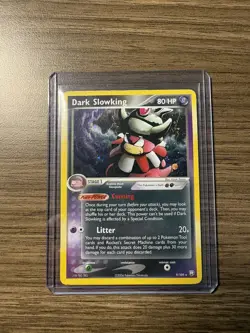 DARK SLOWKING 9/109 EX Team Rocket Returns RARE HOLO Pokemon Card - Image 1