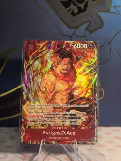 Portgas.D.Ace promo card (from Illustration Box Vol.5) #ST15-005 One Piece. - Image 1