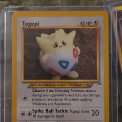 Pokemon TCG Ditto & Togepi Basic Card Lot 3x Poke-Power English - Image 2