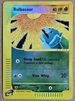 Bulbasaur Expedition REVERSE HOLO Pokemon Card 2002 95/165 - Image 1