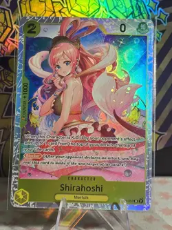 Shirahoshi EB01-057 SR ONE PIECE Tcg Card Game NM Yellow Reprint - Image 1