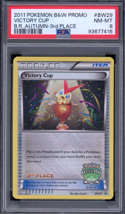 PSA 8 NM-MT Victory Cup Promo Autumn 2012 3rd Place BW29 Pokemon Card - Image 1