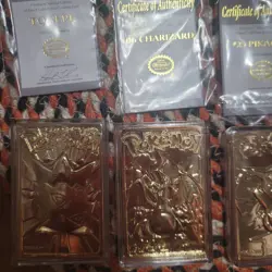 Pokemon Mint 23K Gold-Plated Card complete set cards never opened. Very Rare - Image 4