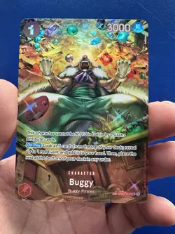 Buggy OP03-008 Alt Art SP Wings of the Captain One Piece Card TCG English - Image 1