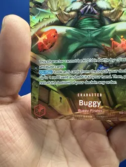 Buggy OP03-008 Alt Art SP Wings of the Captain One Piece Card TCG English - Image 5