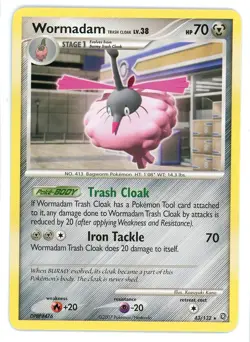 Wormadam Trash Cloak 43/132 Secret Wonders Pokemon Card - Image 1