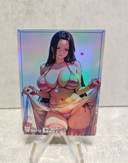 Boa Hancock Trading Card Waifu Goddess Story Anime Girl holo Karte Manga Full - Image 1