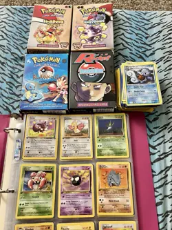 Pokemon Card Lot 300+ Cards, 1999-2009 Years. Lots Of Duplicates,No Holos M-NM - Image 1
