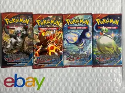 Pokemon TCG XY Primal Clash & BREAKthrough 10 Card Booster Packs Art set 4 Packs - Image 1