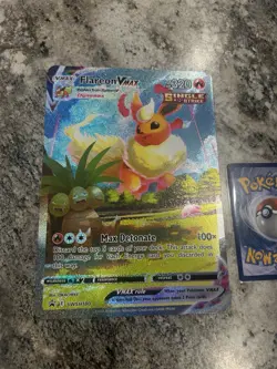 JUMBO CARD SET Vaporeon VMAX SWSH182 Jolteon VMAX SWSH184 Flareon VMAX SWSH180 - Image 5
