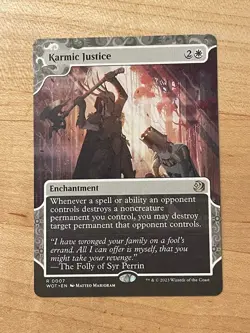 MTG NM Karmic Justice [Wilds of Eldraine Enchanting Tales] - Image 1