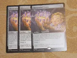 MTG Mirrormind Crown x3 Rare Lorwyn Eclipsed Extended Art x1 NM Low S&H - Image 1