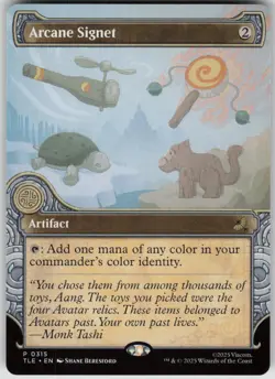 MTG Arcane Signet (Showcase) Normal NM Avatar: The Last Airbender: Magic 315 - Image 1