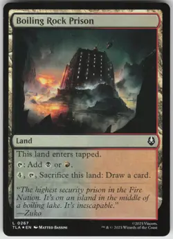 MTG Boiling Rock Prison Foil NM Avatar: The Last Airbender Magic 267 - Image 1