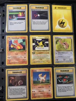 Binder Collection Lot of 90 Pokemon TCG Base Set, Shadowless, WOTC Era Bundle - Image 5
