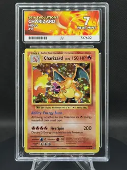 🔥✨ Pokemon TCG – Charizard 11/108 – XY Evolutions (2016) – Holo Rare – ACE 7 - Image 3