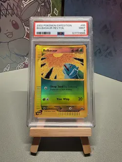 PSA 9 Mint Bulbasaur 95/165 Reverse Holo 2002 Pokemon Expedition - Image 1