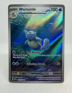 Wartortle 171/165 Pokemon TCG SV: Scarlet & Violet 151 IR Full Art Near Mint - Image 1