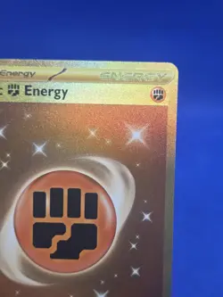 Pokemon Scarlet & Violet Base Set Basic Fighting Energy 258/198 Gold Hyper Rare - Image 4