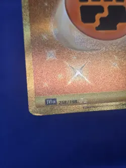 Pokemon Scarlet & Violet Base Set Basic Fighting Energy 258/198 Gold Hyper Rare - Image 5