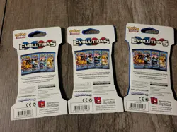 Pokemon TCG XY Evolutions Sleeved Booster Packs Lot of 3 Venusaur Artwork Sealed - Image 2