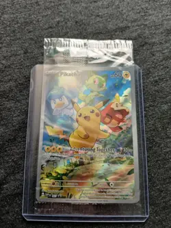 Pokemon TCG Pikachu SVP 027 Paldea Evolved ETB Black Star Promo (SEALED) - Image 5