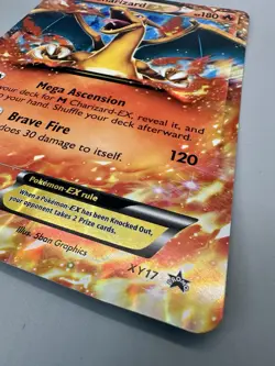 Pokemon TCG Charizard EX XY17 Black Star Promo Holo LP 2014 - Image 3