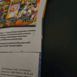 Pokemon TCG Sun & Moon Cosmic Eclipse Sleeved Booster Pack Sealed Solgaleo Lunal - Image 3