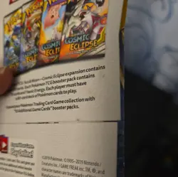 Pokemon TCG Sun & Moon Cosmic Eclipse Sleeved Booster Pack Sealed Solgaleo Lunal - Image 5