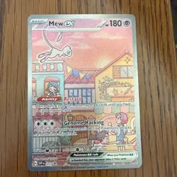 Pokemon Mew ex 053 SVP Black Star Promo Holo Full Art 180 HP English - Image 1