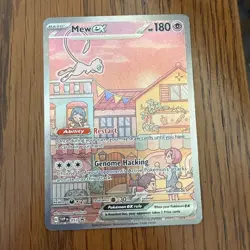 Pokemon Mew ex 053 SVP Black Star Promo Holo Full Art 180 HP English - Image 2