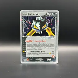 Rocket's Raikou ex 108/107 Pokemon Ex Deoxys - Secret Rare Holo - LP+ - Image 1