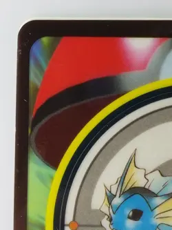 Sealdass Japanese Pokemon Carddass Vaporeon NO.134 TCG Free Shipping Water - Image 2