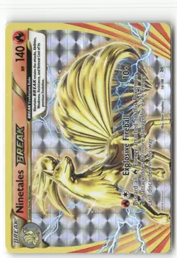 Pokemon Ninetales BREAK Rare BREAK XY - Evolutions 16/108 - Image 1