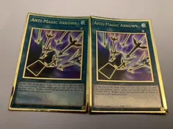 Yugioh! Anti-Magic Arrows - MAGO-EN043 - Premium Gold Rare - 1st Edition NM X2 - Image 1