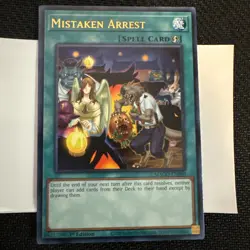 YuGiOh Mistaken Arrest MAGO-EN080 Maximum Gold Rare 1st Ed. Nm/M - Image 2