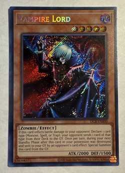 YuGiOh Vampire Lord DCR-EN000 Dark Crisis (25th Anniversary Edition) Unlimited - Image 1