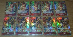 (10) One Piece PROMO CARDS LOT (Ace 005 / Sabo 007) Illustration Box 5 - Image 1