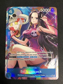 One Piece TCG - Boa Hancock (OP01-078) (Alternate Art) PRB-01 (The Best) NM/M - Image 1