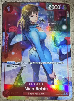 One Piece Nico Robin Alt Art UC Premium Booster The Best Vol. 1 PRB-01 English - Image 1