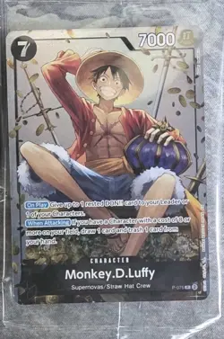 One Piece TCG Tin Pack Set Vol. 2 Luffy P-075 Sabo P-073 Ace P-074 Promo Sealed - Image 3