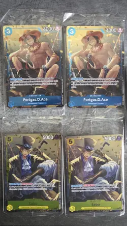 One Piece TCG Tin Pack Set Vol. 2 Luffy P-075 Sabo P-073 Ace P-074 Promo Sealed - Image 5