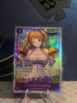 Charlotte Pudding PRB02-010 SR The Best Vol. 2 One Piece CCG English - Image 1