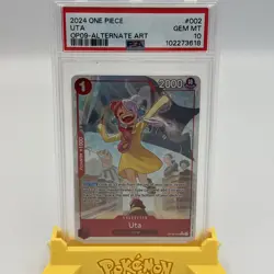 2024 ONE PIECE OP09-EMPERORS IN THE NEW WORLD ALTERNATE ART #002 UTA PSA 10 - Image 1