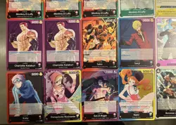 One Piece Card Lot! Monkey D. Luffy, Nami,, Zoro, Sanji– Anime TCG 35 cards - Image 2