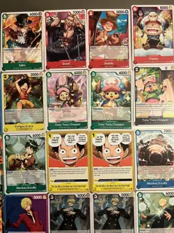 One Piece Card Lot! Monkey D. Luffy, Nami,, Zoro, Sanji– Anime TCG 35 cards - Image 4